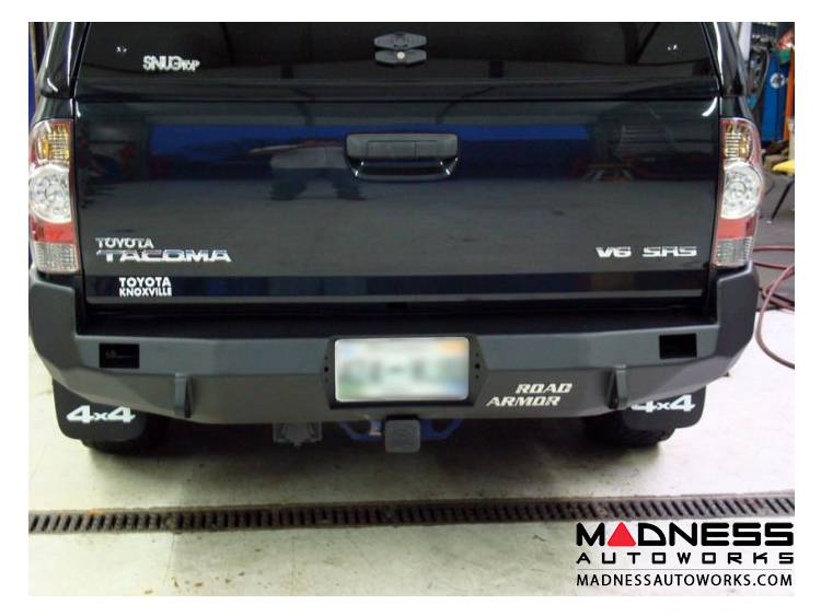 Toyota Tacoma Stealth Rear Winch Bumper - Texture Black WARN M8000 Or 9.5xp